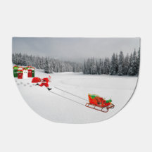 Runaway Sleigh Doormat
