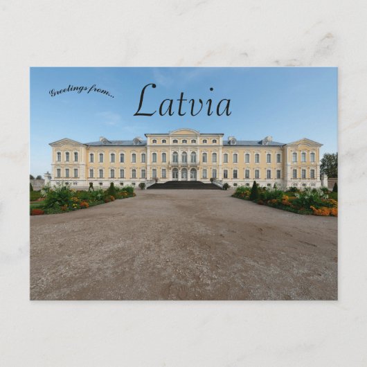  Rundale Palace in Latvia ポストカード (正面)