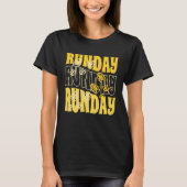 Runday Running  Sport Runner Exercise Workout Hike Tシャツ (正面)