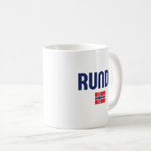 RUNDEノルウェー コーヒーマグカップ (正面右)