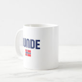 RUNDEノルウェー コーヒーマグカップ (正面左)