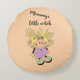 Runde Kissen "little witch" ラウンドクッション