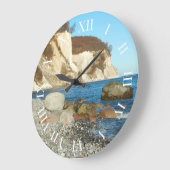Runde Wanduhr römische Ziffern Rügen ラージ壁時計 (傾斜)