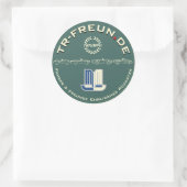 Runder Aufkleber TR-Freun.de ラウンドシール (バッグ)