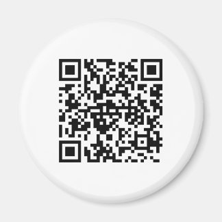 Runder Magnet mit QR-Code マグネット