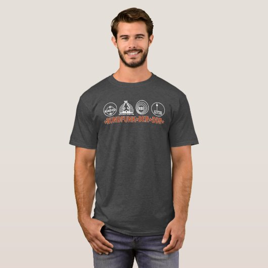 RUNDFUNK DER DDR Tシャツ (正面フル)