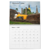 Rundreise durch Thailand  カレンダー (2月 2027)