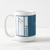 Runeのマグ:: Ansuz コーヒーマグカップ (左)
