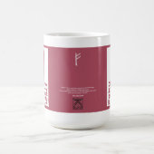 Runeのマグ:: Fehu コーヒーマグカップ (中央)