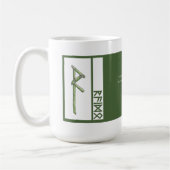 Runeのマグ:: Raido コーヒーマグカップ (左)