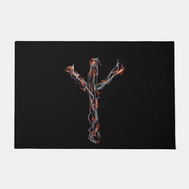 *RUNE ALGIZ* ドアマット (正面)