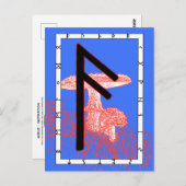 Rune Ansuz – インスピレーションポストカード ポストカード (正面/裏面)