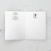 Rune Ansuz - Odin the Shapeshifter - Snake カード (内部)