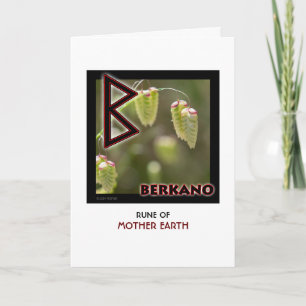 Rune Berkano - Mother Earth – 草 カード