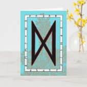 Rune Dagaz – ブレークスルーカード カード (黄色い花)