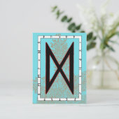 Rune Dagaz – 画期的なポストカード ポストカード (スタンド正面)