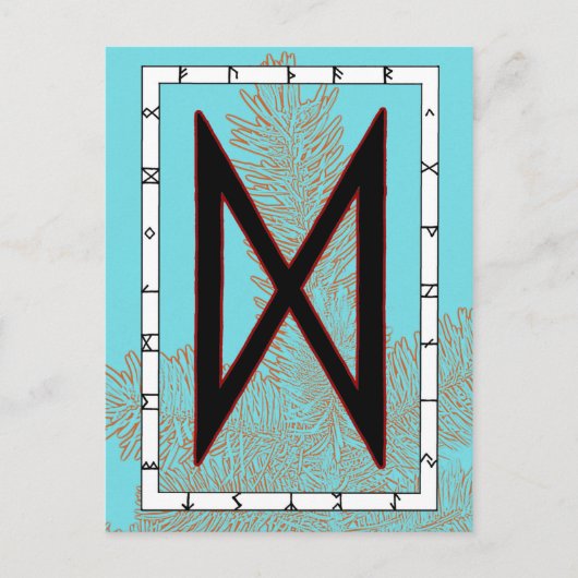 Rune Dagaz – 画期的なポストカード ポストカード (正面)