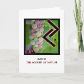 Rune Jera – Bounty of Nature - Grapes カード (正面)