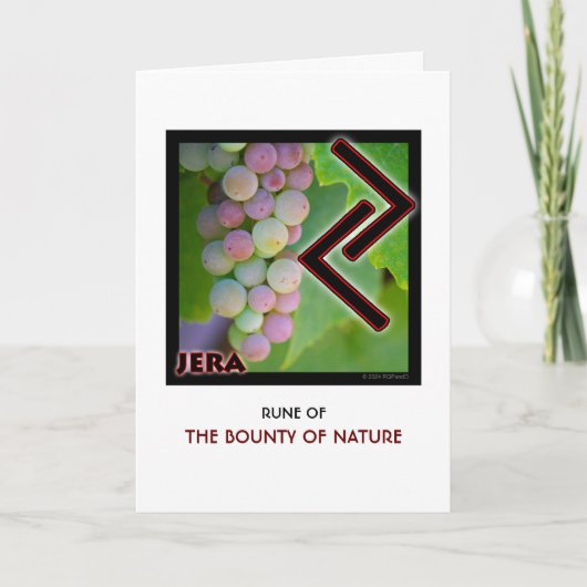 Rune Jera – Bounty of Nature - Grapes カード (正面)