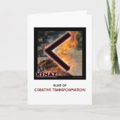 Rune Kenaz - Creative Transformation カード (正面)