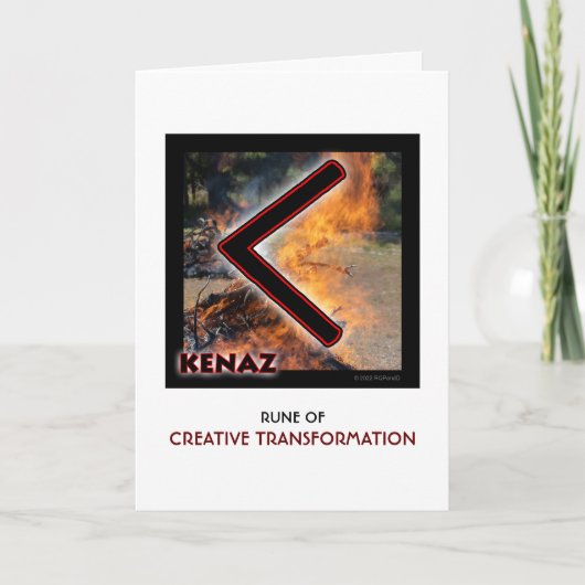 Rune Kenaz - Creative Transformation カード (正面)