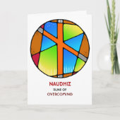 Rune Naudhiz – Overcoming - Art Nouveau カード (正面)