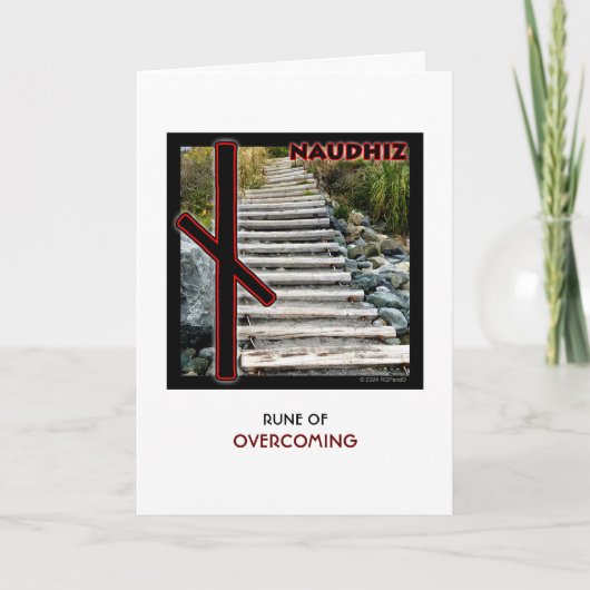 Rune Naudhiz – Overcoming - Challenge Steps カード (正面)