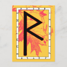 Rune Raidho – バランスはがき