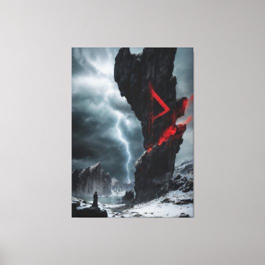 Rune Thurisaz キャンバスプリント (正面)