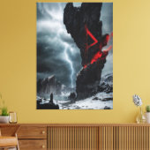 Rune Thurisaz キャンバスプリント (インサイチュ (リビング))