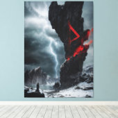 Rune Thurisaz キャンバスプリント (インサイチュ (ウッドフロア))