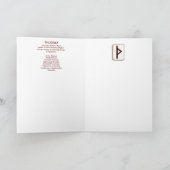 Rune Thurisaz – Defense & Protection - Art Nouveau カード (内部)