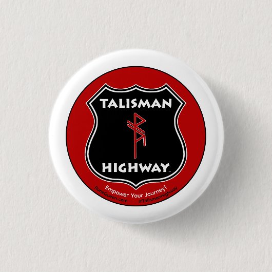 RuneQueen's Talisman Highway 缶バッジ (正面)