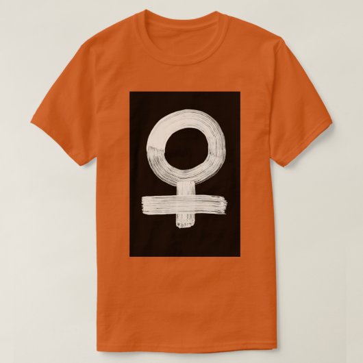 Runesシンボル太陽のシステム0003金星反転 Tシャツ (デザイン正面)