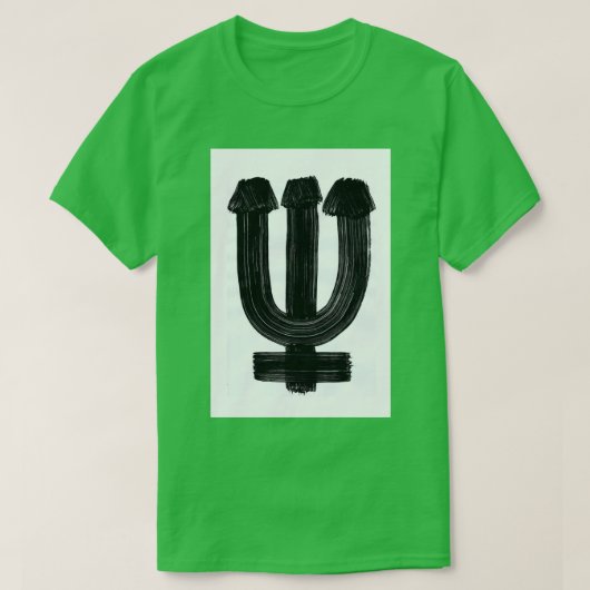 Runes Symbols 太陽の System 0010 Neptune Tシャツ (デザイン正面)