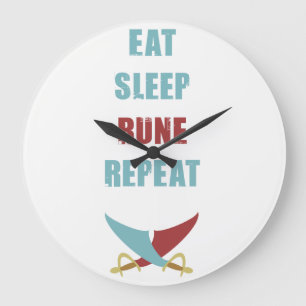 Runescapeの時計 ラージ壁時計