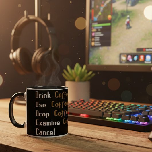 Runescape コーヒーマグ – ゲーマーへのギフト、紅茶&コーヒー マグカップ