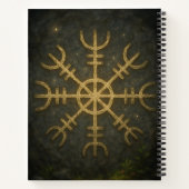 Runestone AEgishjalmur – 古代ノーズの保護S ノートブック (裏面)