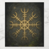 Runestone AEgishjalmur – 古代ノーズの保護S ワインラベル (シングルラベル)