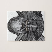 runicバイキングの人のドイツの北欧のnorse ジグソーパズル (横)