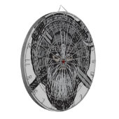 runicバイキングの人のドイツの北欧のnorse ダーツボード (正面左)