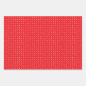 Runic Symbol White, Black & Red Wrap Sheet Set ラッピングペーパーシート (正面3)