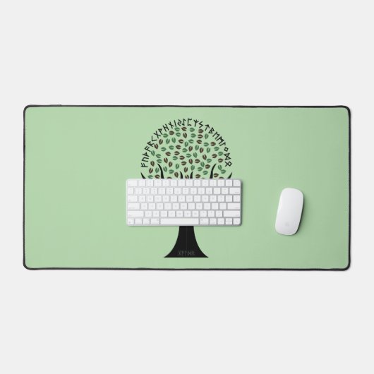 Runic Tree Desk Mat デスクマット (キーボード&マウス)