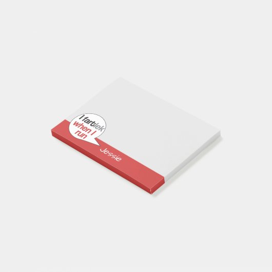 Runner おもしろい FARTlek © Post-It Notes ポストイット (アングル)