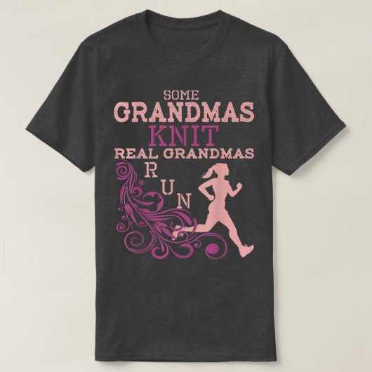 Runner Grandma T Tシャツ (デザイン正面)