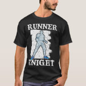 Runner Knight Medieval Knighthood Warrior 1 Tシャツ (正面)