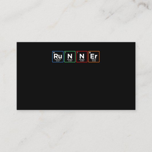 Runner Periodically Half Marathon Running Lover Gr エンクロージャーカード (正面)