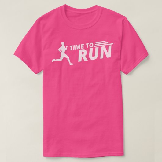 Runners run jogging gift sports saying joggers tシャツ (デザイン正面)