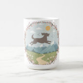 Runnig in Paradise コーヒーマグカップ (中央)