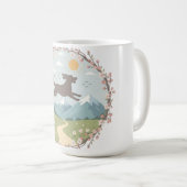 Runnig in Paradise コーヒーマグカップ (正面右)